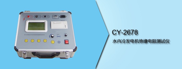 CY-2678 水內冷發電機絕緣電阻測試儀